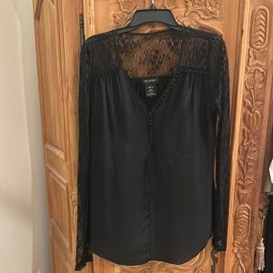 MM Couture Black Lace Blouse